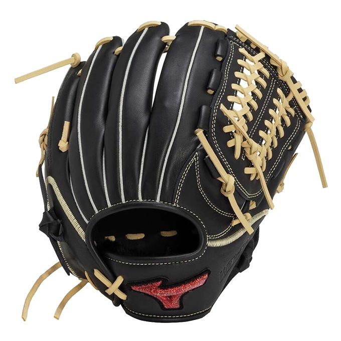 MIZUNO（ミズノ）限定 軟式用グラブ ウィルドライブ レッド U-Plus