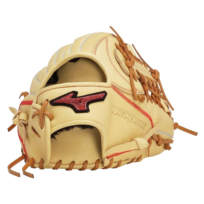 MIZUNO（ミズノ）限定 軟式用ウィルドライブ レッド U-Plus 投手