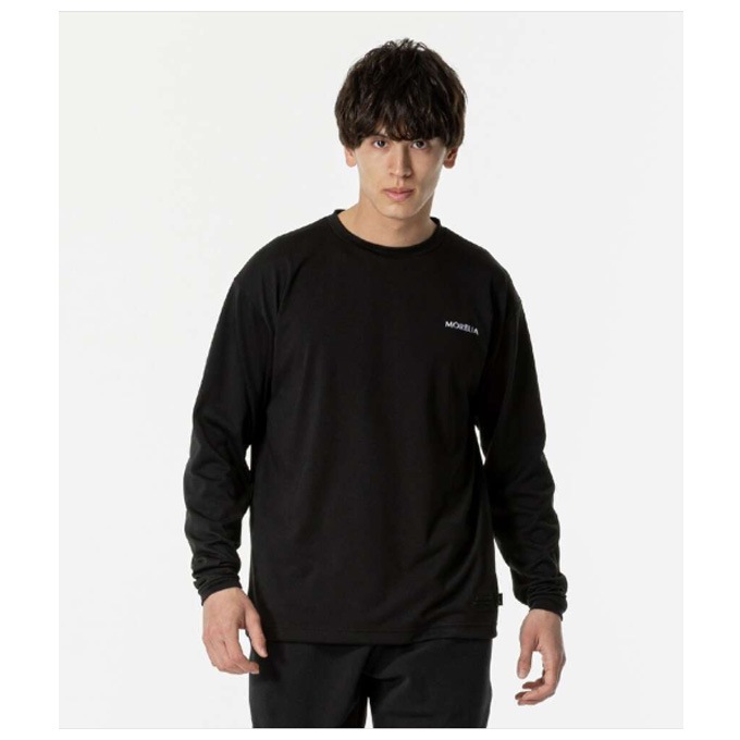 ミズノ(MIZUNO) サッカー モレリア バックプリントTシャツ 長袖 P2MAB556 ブラック Mサイズ MIZUNO（ミズノ）限定 モレリア バックプリントTシャツ 長袖（P2MAB556