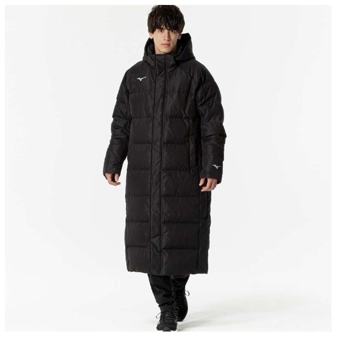 Pブルー/2XLのみ】MIZUNO（ミズノ）ダウンロングコート（32MEB550