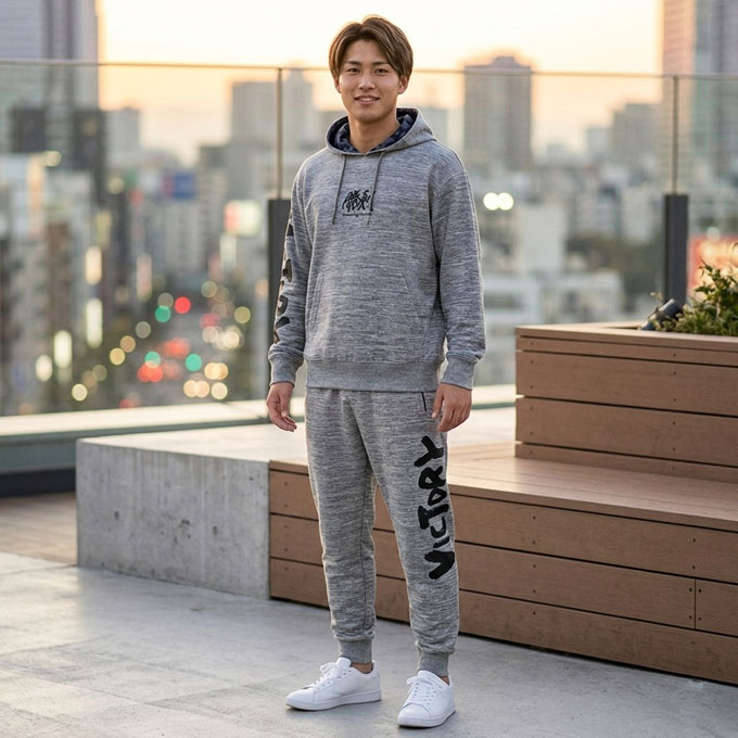 ZETT（ゼット）限定 MOOCHAN スウェット 上下セット（BOS25202