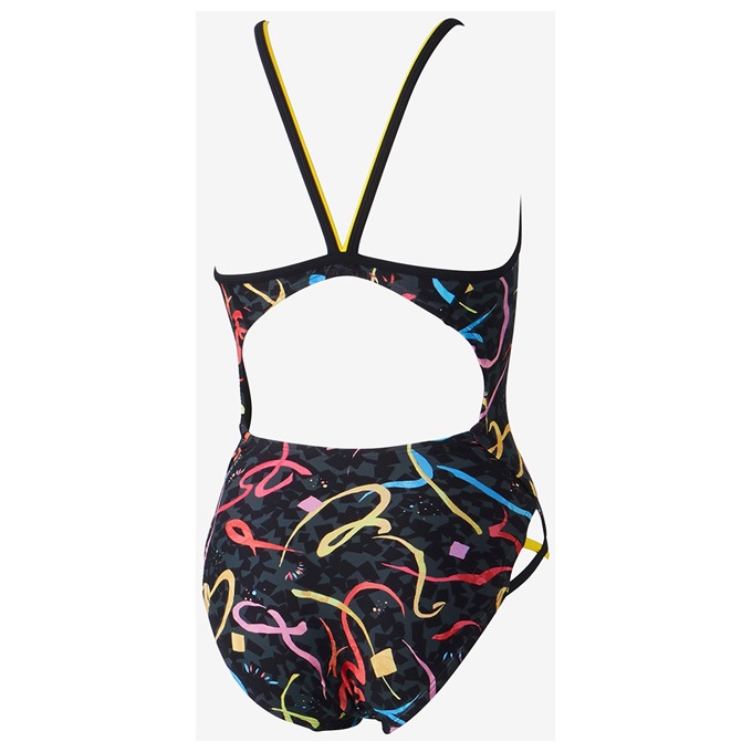 【未使用】speedo/スピード 水着 リファインドぺプラムスーツ M ブラック 優待価格[speedo]【速乾・UVカット】リファインド ペプラム