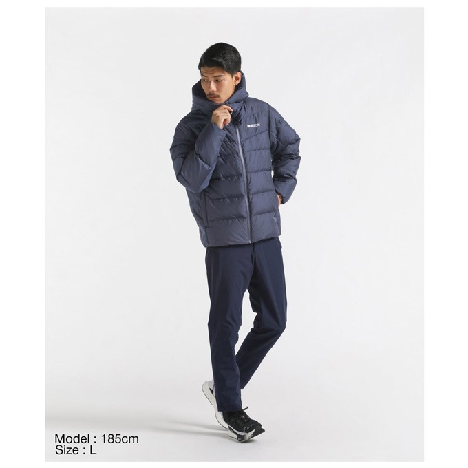 MOVE SPORTダウンジャケット DM RMJ044オレンジブラック半額以下 MOVE