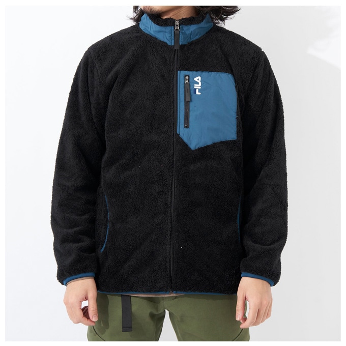 FILA フリース フルジップジャケット XL FILA（フィラ）防風フリースジャケット（442344）スポーツ