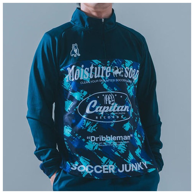 サッカージャンキー　ジャージ上下セット junky（ジャンキー）LALALA+8 ハーフZIPトレーニングトップ パンツ