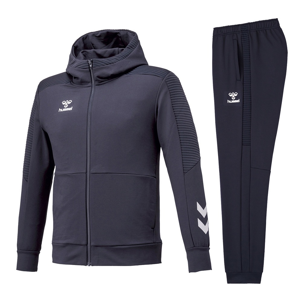 hummel（ヒュンメル）スウェットジップアップフーディー パンツ 上下