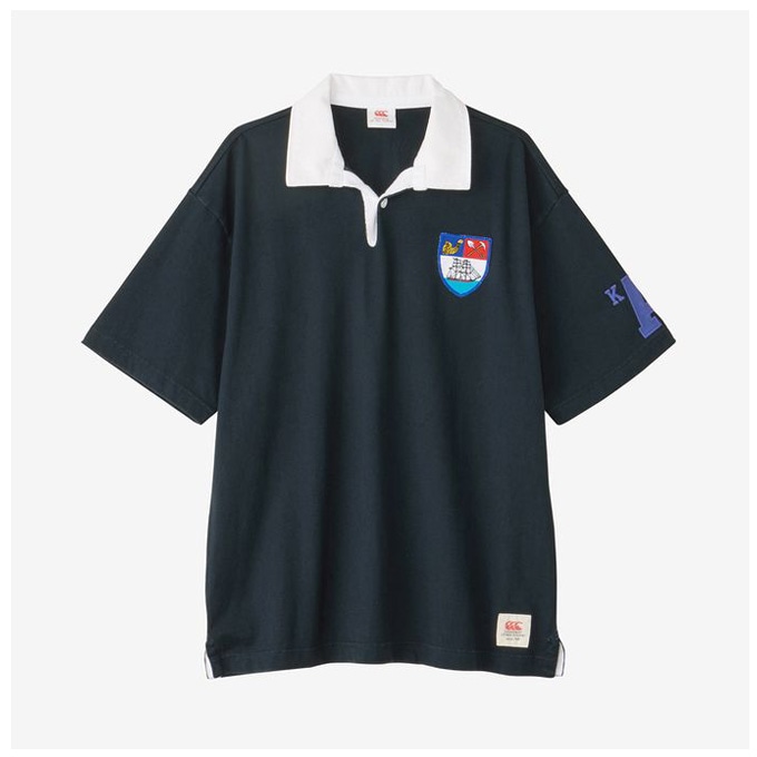 CanterburyとSSZ ラグビーシャツ ネイビー XL