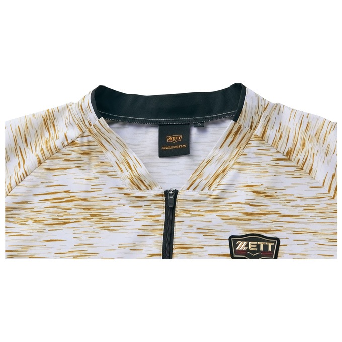 ZETT（ゼット）限定 プロステイタス 半袖ハーフジップピステ（BOV84602