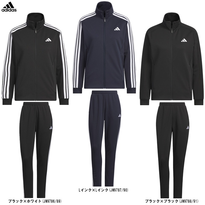 adidas（アディダス）スリーストライプス ルーズフィット ダブルニット