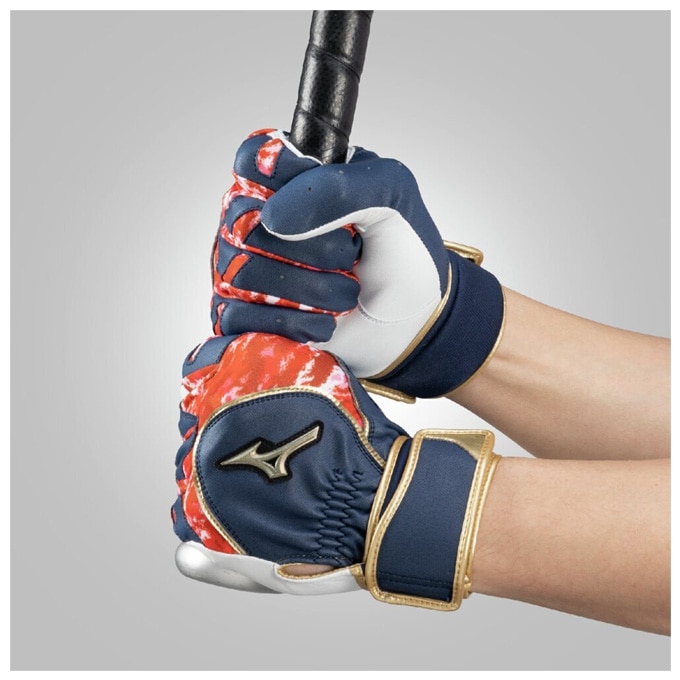 MIZUNO（ミズノ）グローバルエリート バッティング手袋 アラテン 両手