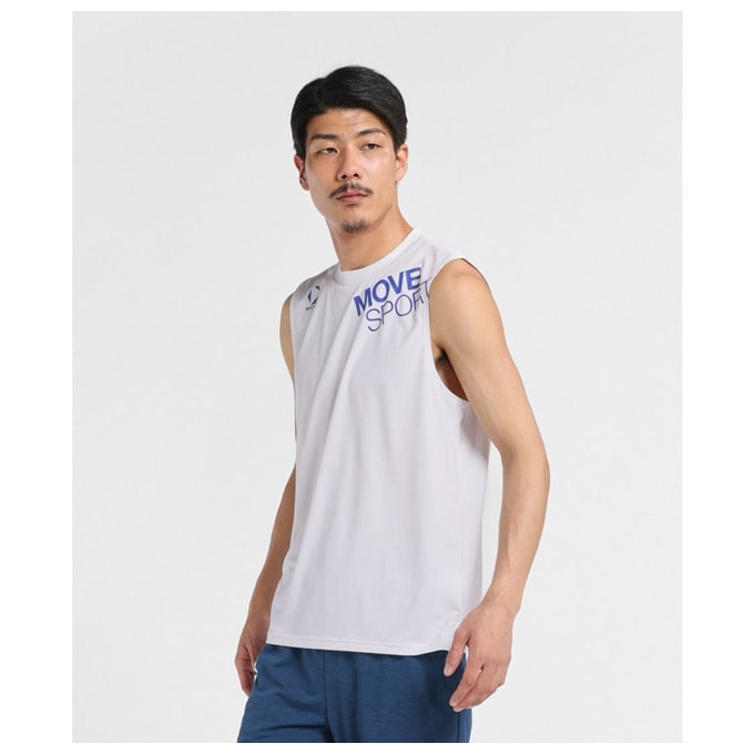 DESCENTE - 新品　デサント　万美コレクション　ノースリーブ　カットソー　ホワイト DESCENTE - 新品 デサント 万美コレクション ノースリーブ