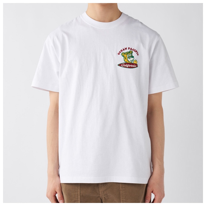 Ocean Pacific（オーシャンパシフィック）カリフォルニア ベアー 刺繍