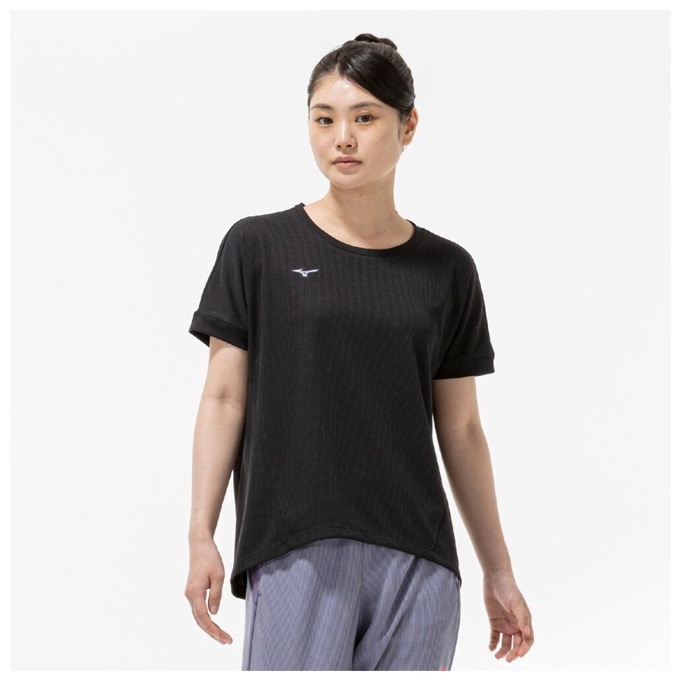 MIZUNO（ミズノ）限定 ドライエアロフローTシャツ ワイドシルエット