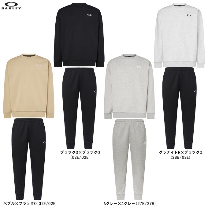 OAKLEY（オークリー）Foundational Fleece クルーネック パンツ 上下