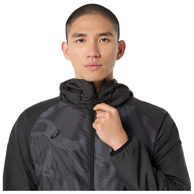 ASICS（アシックス）裏トリコットグラフィックウインドブレーカー
