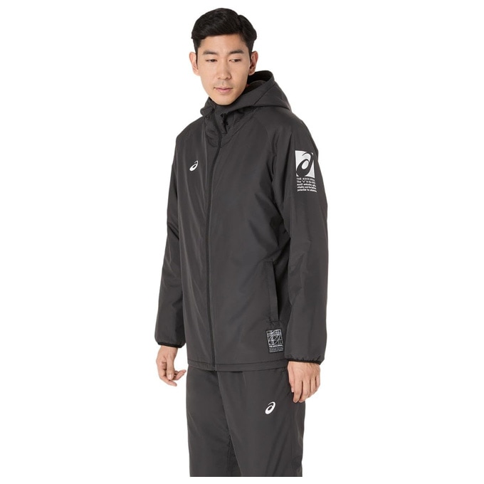 ASICS（アシックス）中わたウインドブレーカーフーディー パンツ 上下