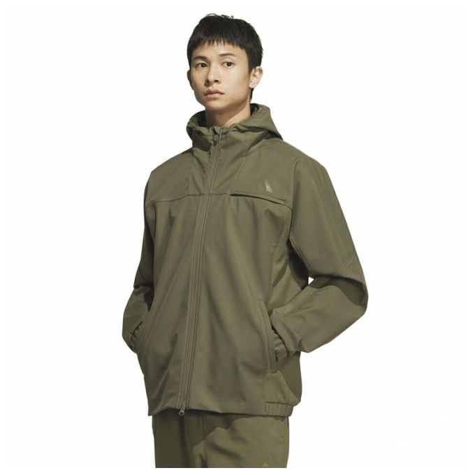オリーブ/3XLのみ】adidas（アディダス）スリーストライプス ウインド
