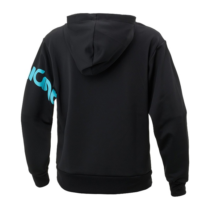 日直島田 temperature ブラック フードパーカー 日直島田 temperature ブラック フードパーカー