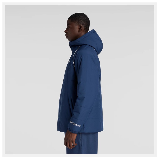 ニューバランス ベンチコートハーフ メンズL ベンチコート