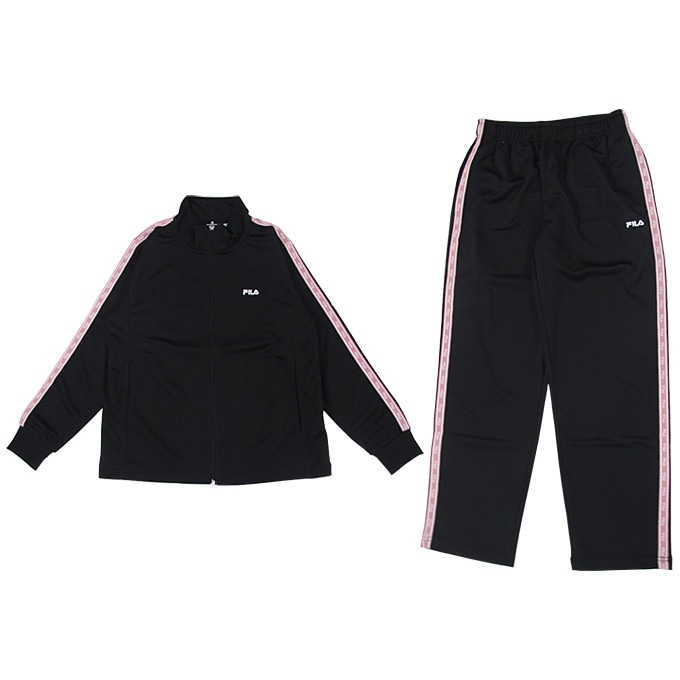 FILA（フィラ）ロゴテープジャージジャケット パンツ 上下セット