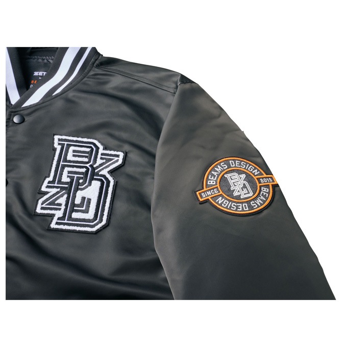 ZETT（ゼット）限定 ZETT by BEAMS DESIGN スタジアムジャケット（BOG72201）ゼット バイ ビームス デザイン 野球 スタジャン 中綿 メンズ ZETT（ゼット）限定 ZETT by BEAMS DESIGN スタジアムジャケット