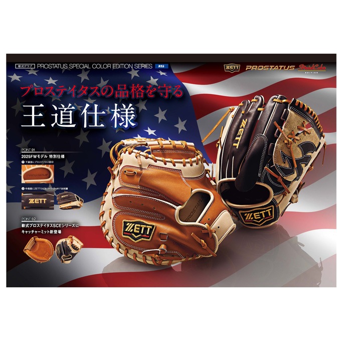 ZETT（ゼット）限定 軟式用グラブ プロステイタスSCE 外野手用
