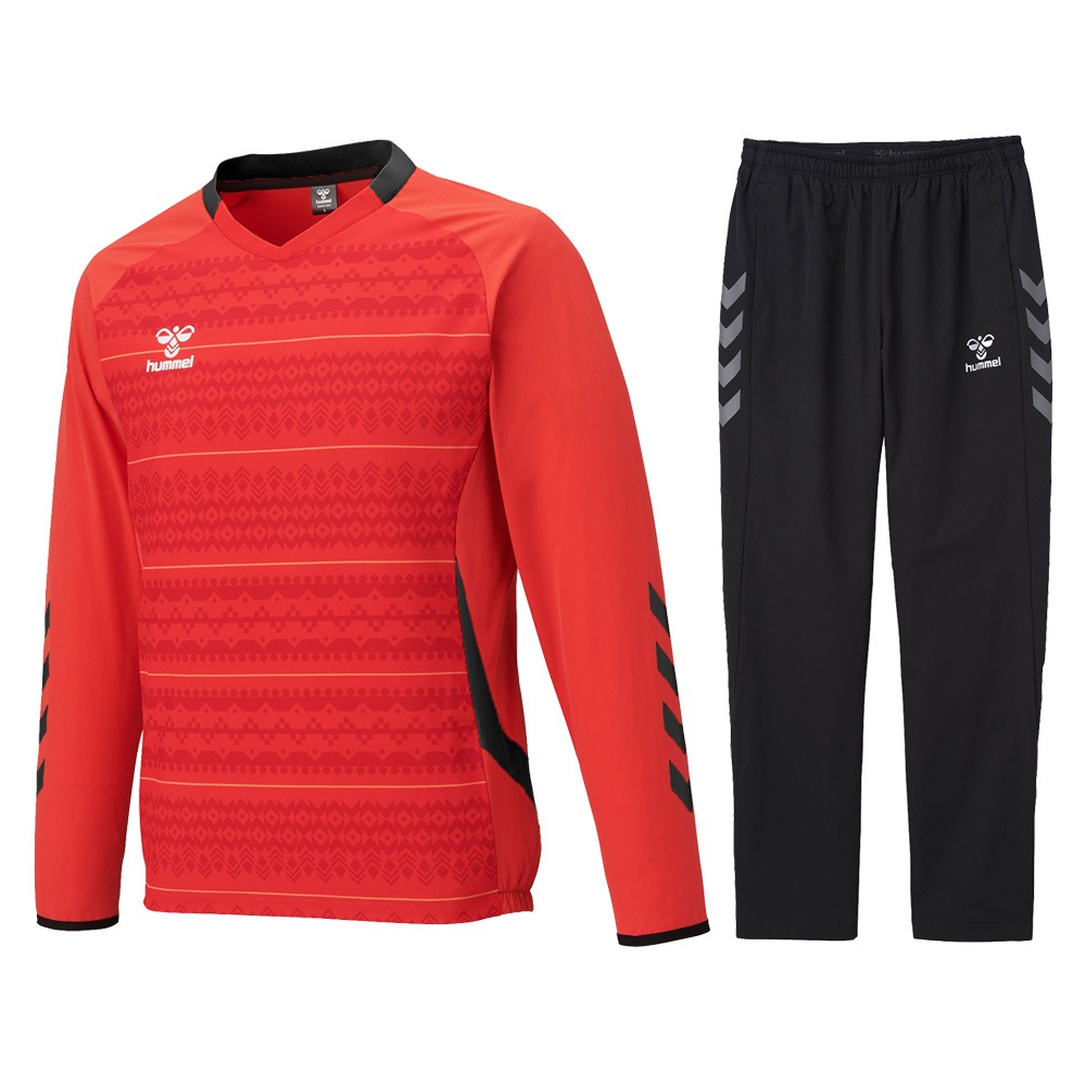 hummel（ヒュンメル）PROウーブントレーニングトップ パンツ上下セット
