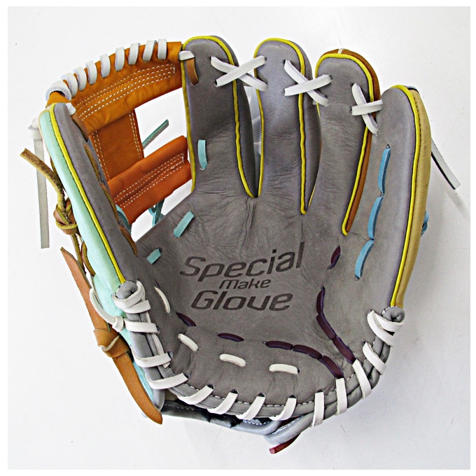 SSK（エスエスケイ）限定 軟式用グラブ カラフルシリーズ 内野手用 345