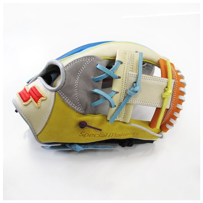 SSK（エスエスケイ）限定 軟式用グラブ カラフルシリーズ 内野手用 345