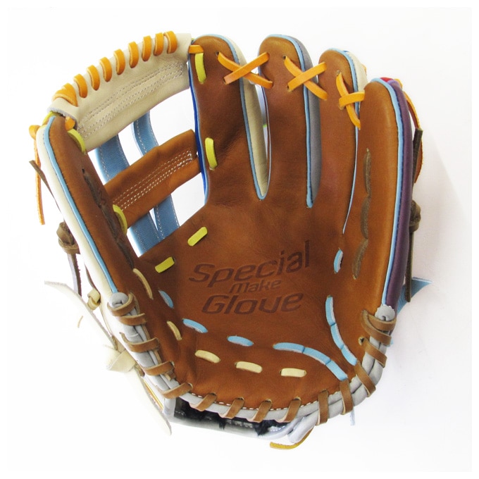 SSK（エスエスケイ）限定 軟式用グラブ カラフルシリーズ 内野手用 761