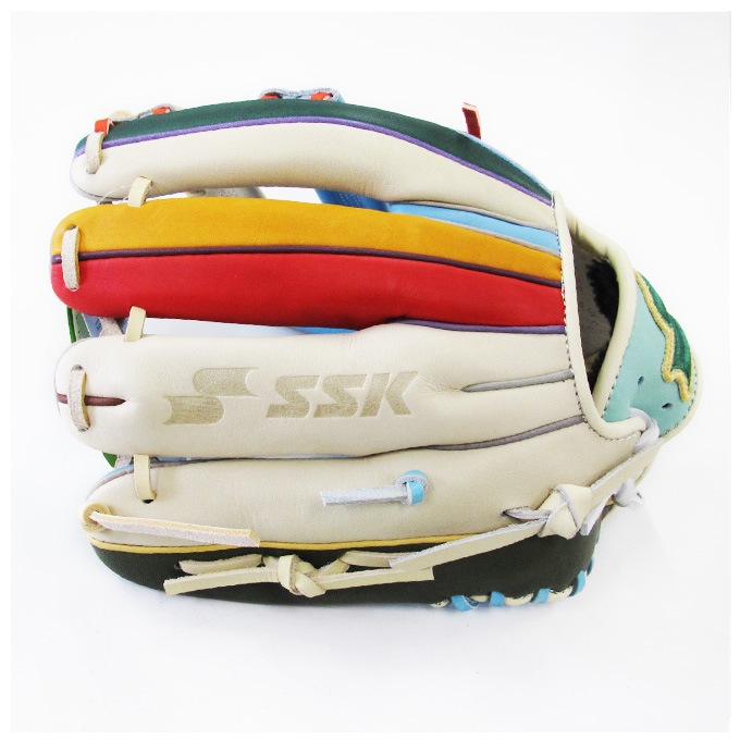 SSK（エスエスケイ）限定 軟式用グラブ カラフルシリーズ 内野手用 761