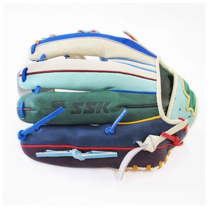 SSK（エスエスケイ）限定 軟式用グラブ カラフルシリーズ 内野手用 761