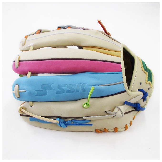 SSK（エスエスケイ）限定 軟式用グラブ カラフルシリーズ 内野手用 761