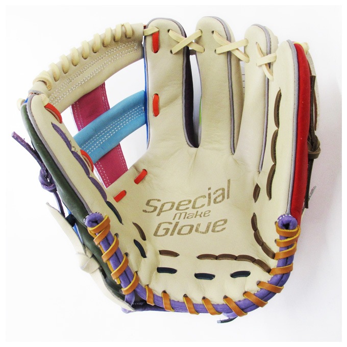 SSK（エスエスケイ）限定 軟式用グラブ カラフルシリーズ 内野手用 761