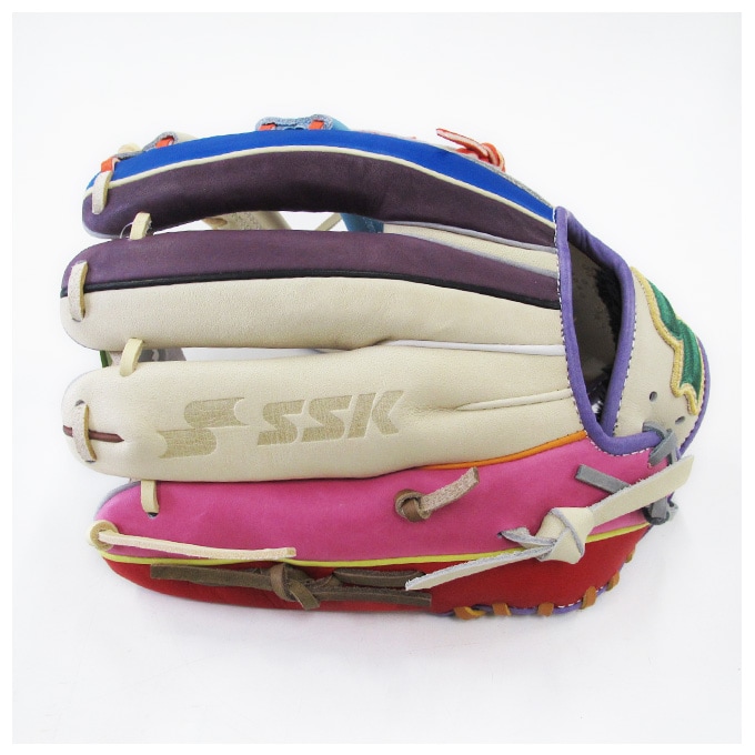 SSK（エスエスケイ）限定 軟式用グラブ カラフルシリーズ 内野手用 761