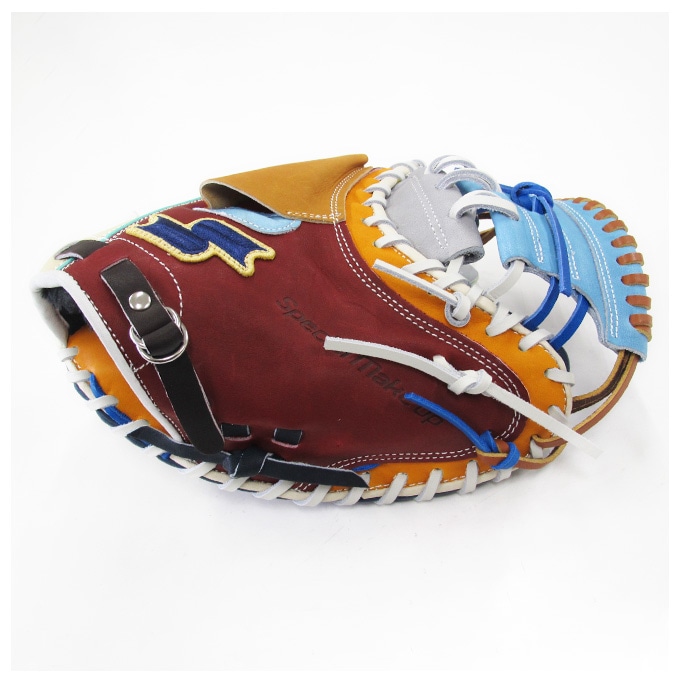 SSK（エスエスケイ）限定 軟式用キャッチャーミット カラフルシリーズ