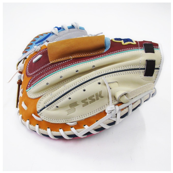 SSK（エスエスケイ）限定 軟式用キャッチャーミット カラフルシリーズ
