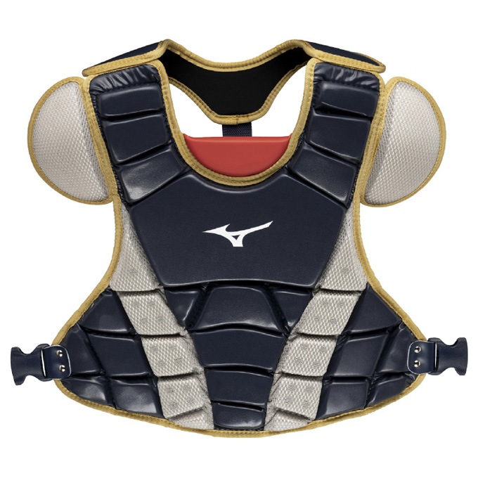 MIZUNO（ミズノ）限定 少年軟式ゴムソフトボール用 捕手防具3点セット