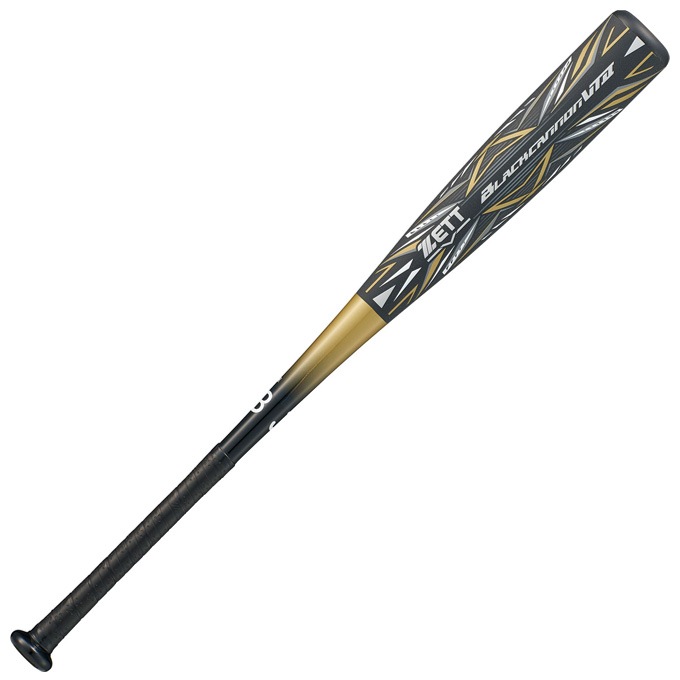 80cm】ZETT（ゼット）少年軟式用FRP製バット ブラックキャノンVT2 570g