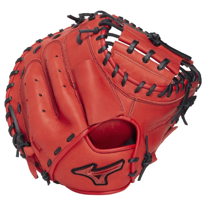 MIZUNO（ミズノ）軟式用キャッチャーミット ウィルドライブ レッド