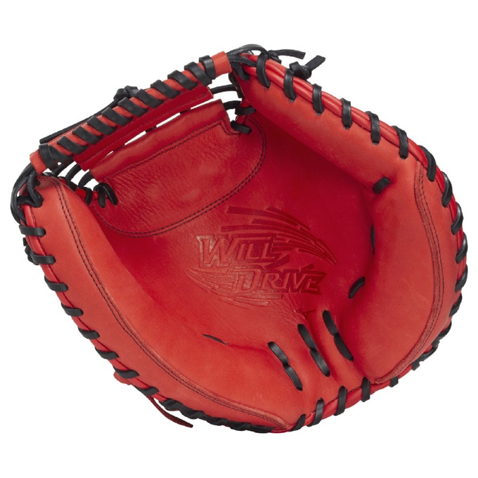MIZUNO（ミズノ）軟式用キャッチャーミット ウィルドライブ レッド