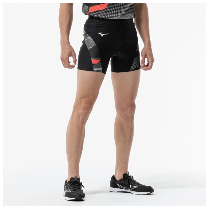 ミズノ mizuno ランニングショートタイツ 陸上競技用タイツ サイズL