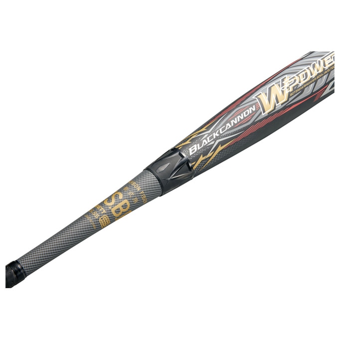 84cm】ZETT（ゼット）限定 軟式用FRP製バット BLACKCANNON-WPower