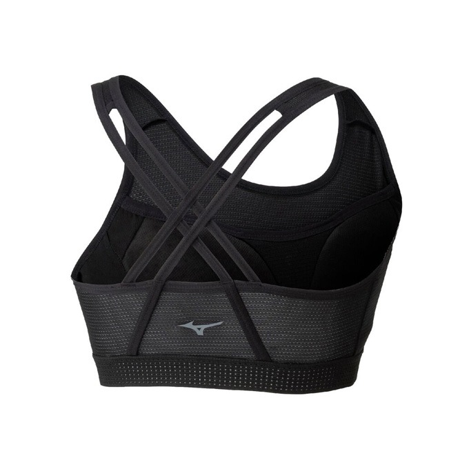 knows ブラックスポーツブラ　Mサイズ MIZUNO（ミズノ）クイックドライブラ（32MJD302）フィットネス