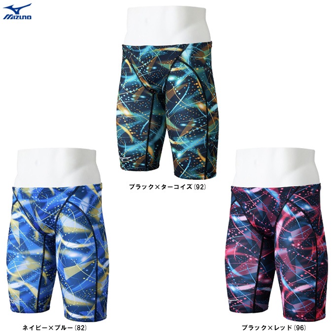 MIZUNO（ミズノ）ST Graphic 競泳練習用水着 ハーフスパッツ（N2MBD044