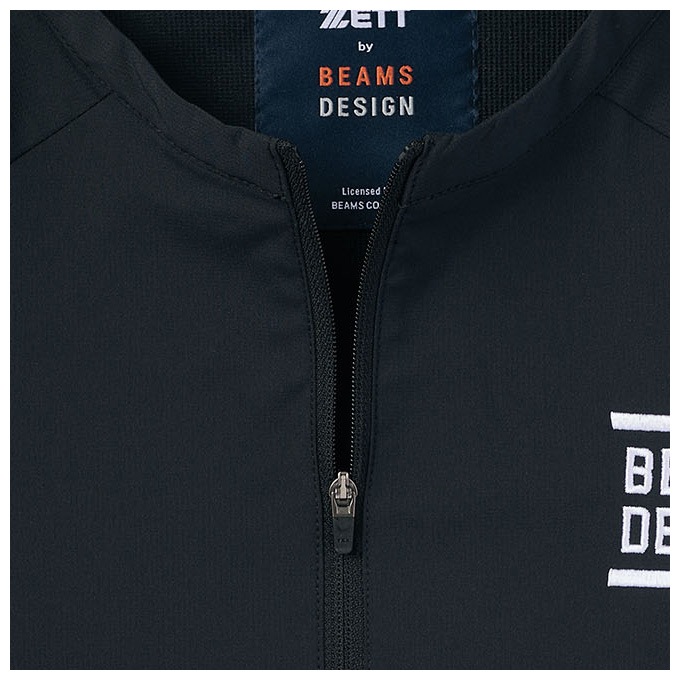XOサイズのみ】ZETT（ゼット）ZETT by BEAMS DESIGN ハーフジップ