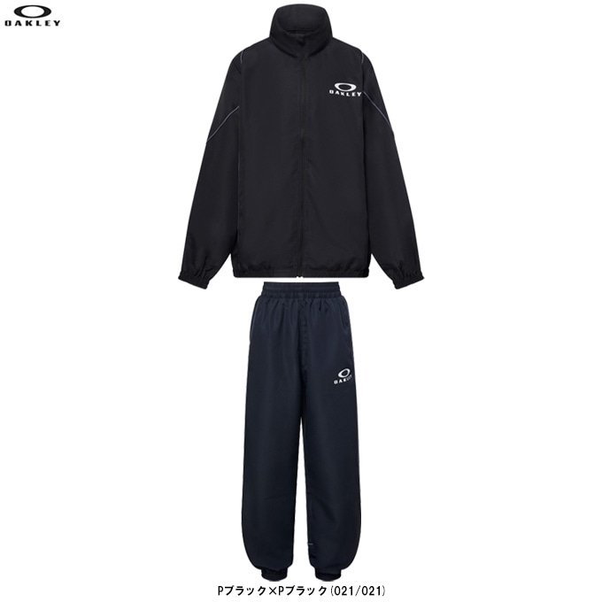 ひ*ー様 【新品】OAKLEY/ウインド ジャケット・パンツ セット/ブラック/ OAKLEY（オークリー）Ytr Stream Cloth ジャケット パンツ 上下セット