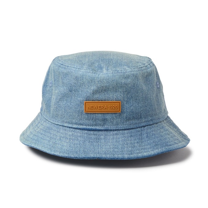 NEW ERA（ニューエラ）バケット01 ラバーパッチ ウォッシュドデニム