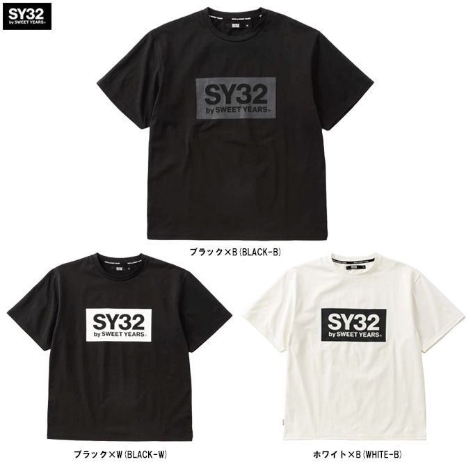 SY32（エスワイサーティトゥ）BOX LOGO TEE（3226SN139）スポーツ