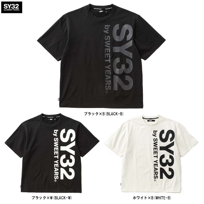 SY32（エスワイサーティトゥ）VERTICAL LOGO TEE（3226SN140）スポーツ